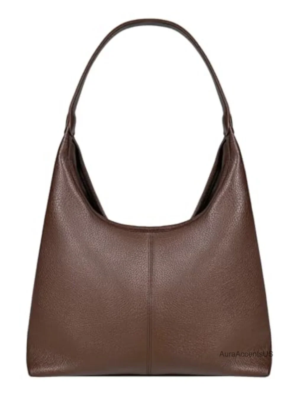 Women's Vegan Leather Hobo Bag Shoulder Purse with Zip Pouch